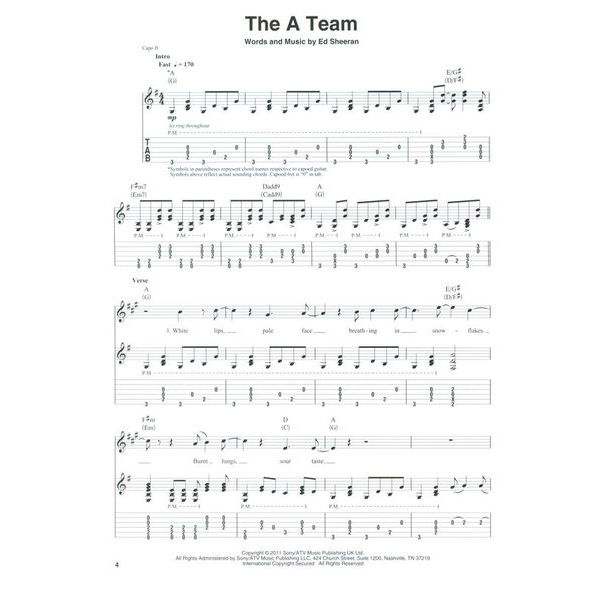 Hal Leonard Ed Sheeran Deluxe Guitar