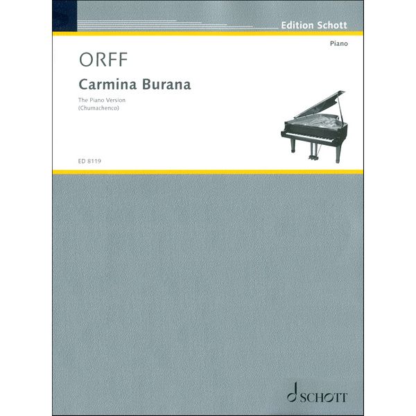 Schott Orff Carmina Burana Piano