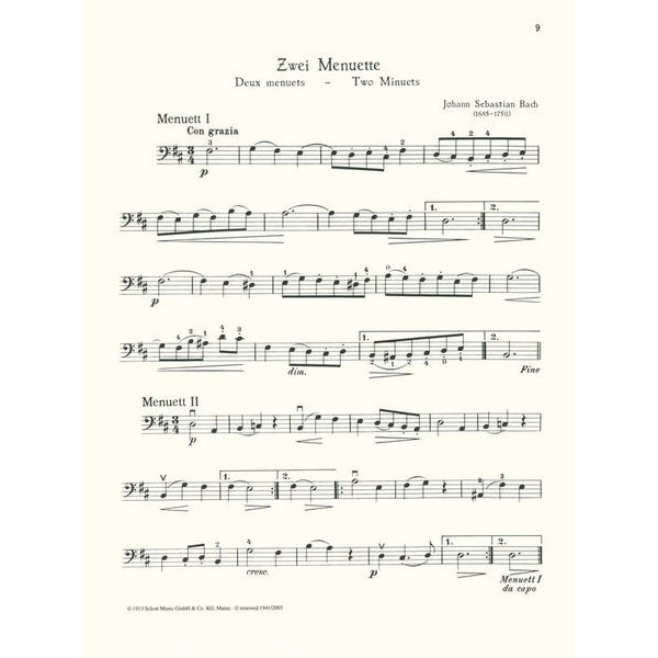 Schott Alte Meister Cello