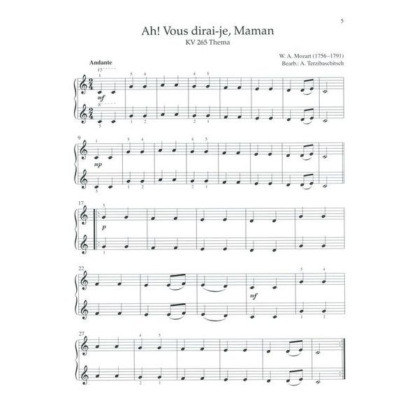 Holzschuh Verlag Klavierspiel im Duett