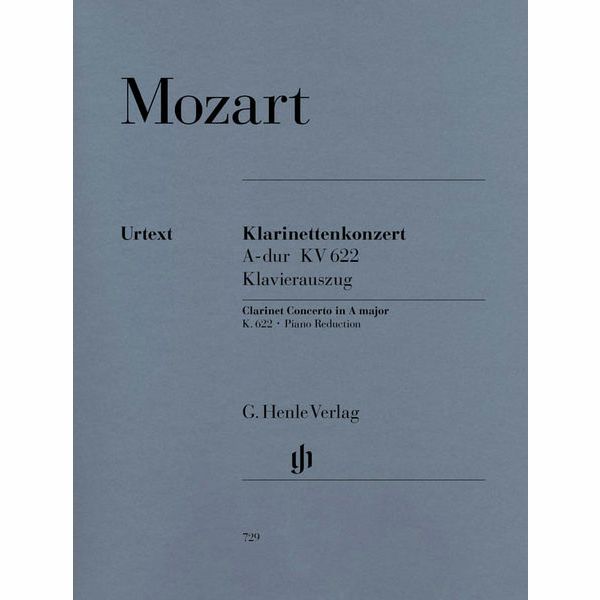 Henle Verlag Mozart Klarinettenkonzert