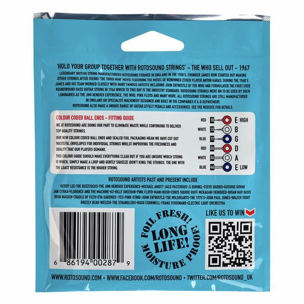 Rotosound PN10 Pure Nickels