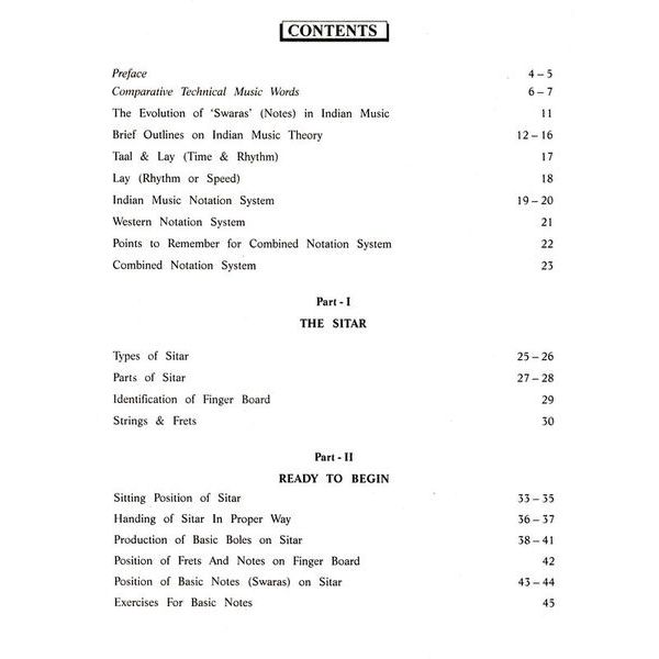 Pankaj Publications Learn to Play Sitar