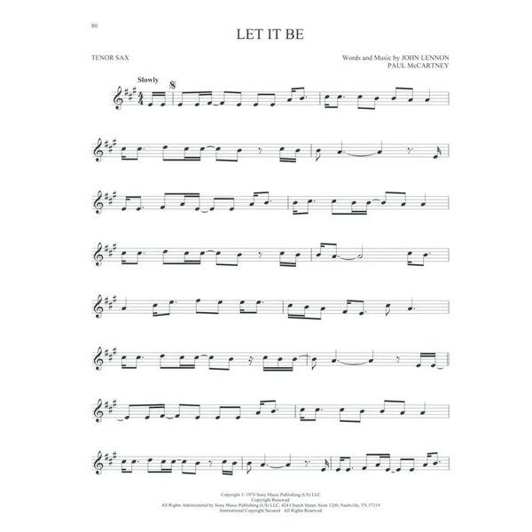 Hal Leonard 101 Simple Songs Tenor Sax