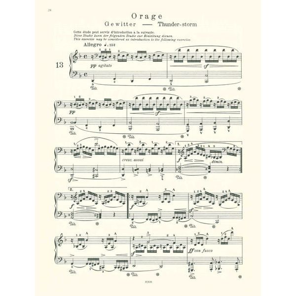 Edition Peters Burgmüller 18 Etüden op. 109