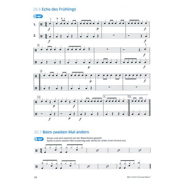 Blser-Schulen-Verlag Gemeinsam Lernen 1 Drumset