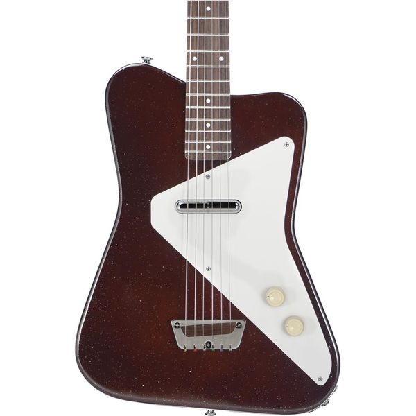 Danelectro Pro Maroon Silver Glitter