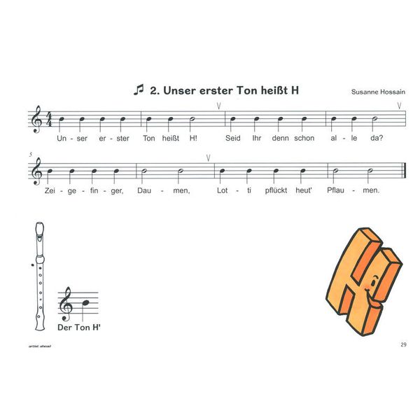 Artist Ahead Musikverlag Blockflöte lernen Lotti & Ben