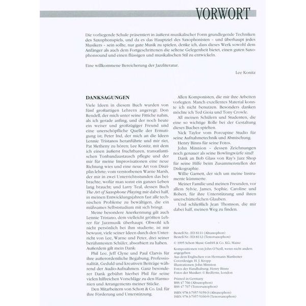 Schott Jazzmethode A-Sax