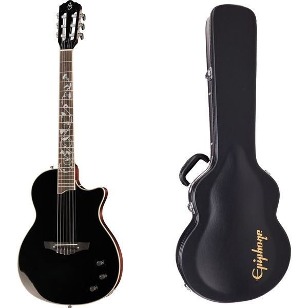 Harley Benton Nashville Nylon Plus BK w/Case