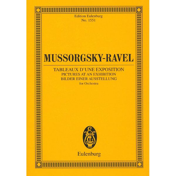 Edition Eulenburg Mussorgski Bilder Ausstellung