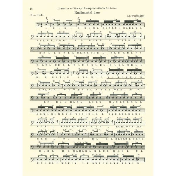 Ludwig Masters Publications Modern Rudimental Swing Solos