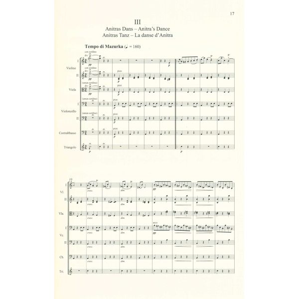 Edition Eulenburg Grieg Peer Gynt Suites 1 + 2