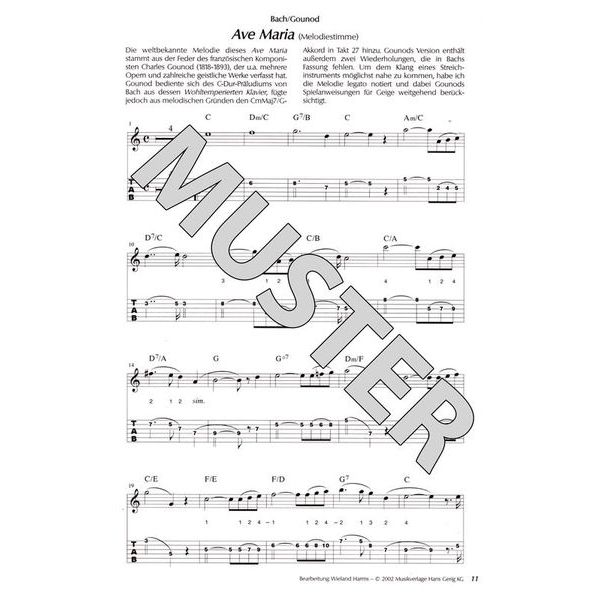 Gerig Musikverlag Paganini & Co. für E-Gitarre