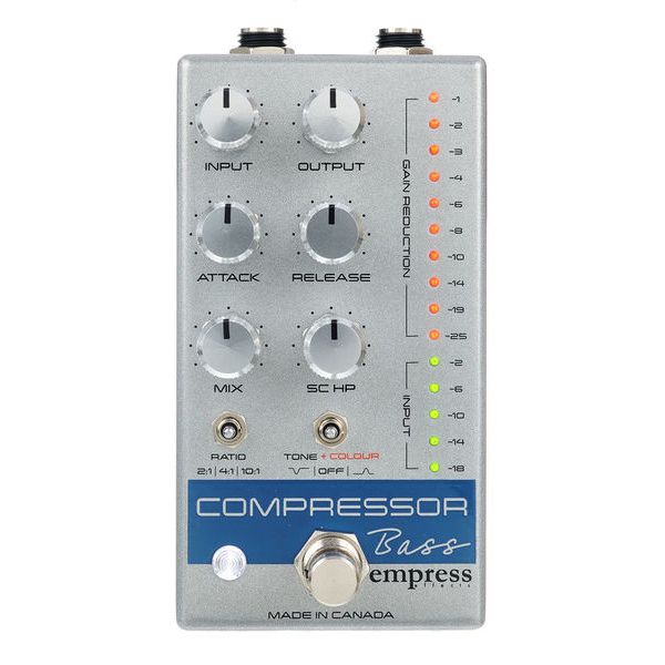 Empress Effects Bass Compressor Silver Spk