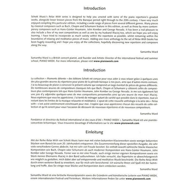 Schott Relax Meditative Piano