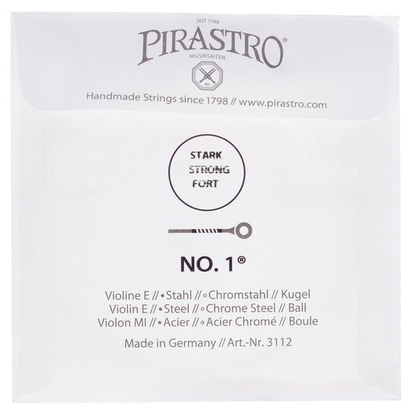Pirastro No.1 E Violin 4/4 KGL Strong