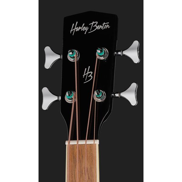 Harley Benton B-30BK-FL Acoustic Bass Bundle
