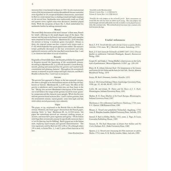 Edition Peters Bach Suiten Viola BWV1007-1012