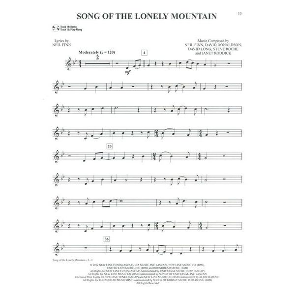 Alfred Music Publishing Hobbit Trilogy Clarinet