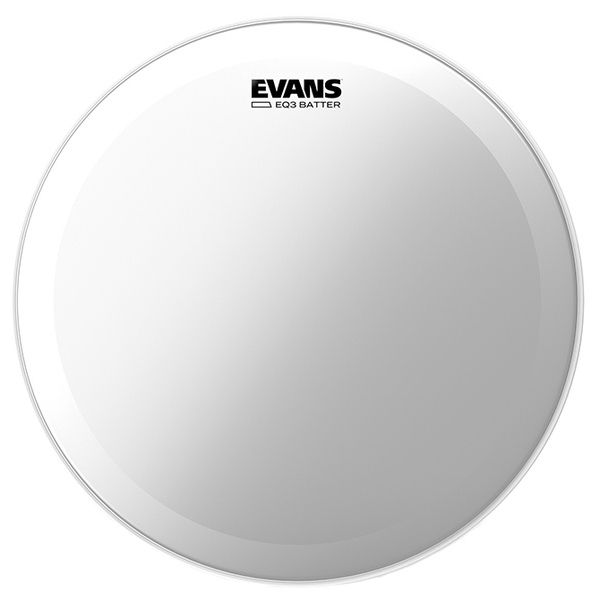 Evans 18" EQ3 Bass Drum Frosted
