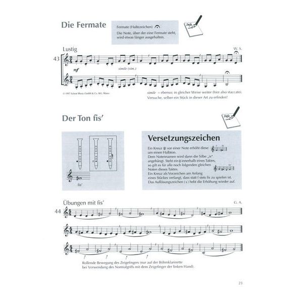 Schott Neue Klarinettenschule 1