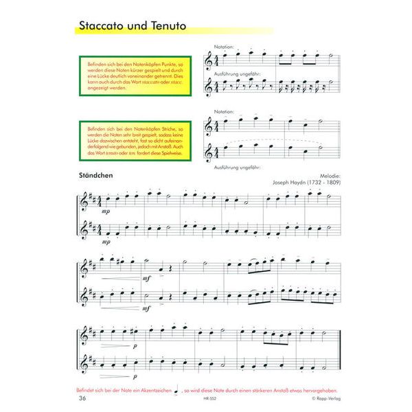 Horst Rapp Verlag Saxophon Lernen mit Spa 2