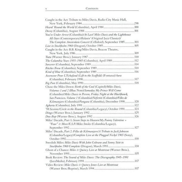 Backbeat Books The Miles Davis Reader