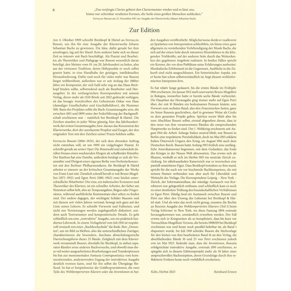 Breitkopf & Hrtel Bach/Busoni Wohltemperiert 1/1