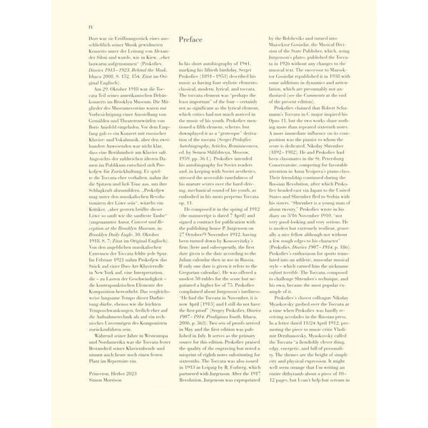Henle Verlag Prokofjew Toccata Opus 11