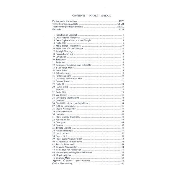 Musikverlag XYZ Van Eyck Der Fluyten Lusthof 1