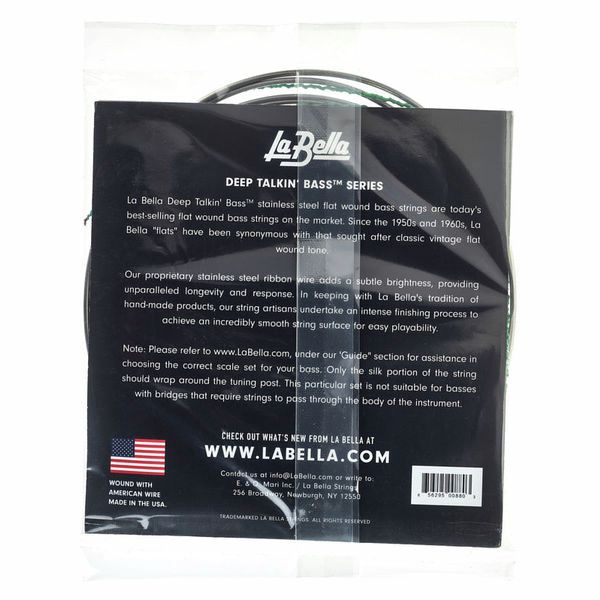 La Bella 760FX Flatwound String Set