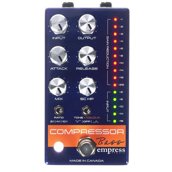 Empress Effects Bass Compressor Blue Spk