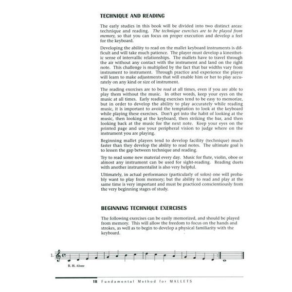 Alfred Music Publishing Fundamental Method Mallets 1