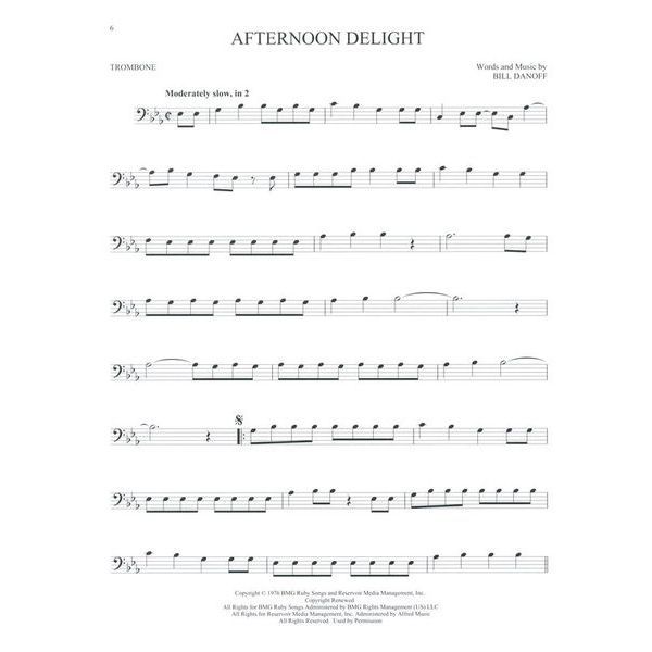 Hal Leonard 101 Popular Songs Trombone