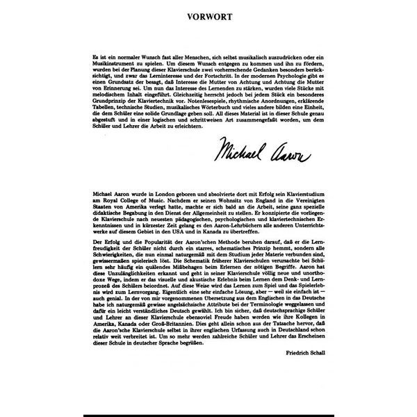 Alfred Music Publishing Aaron Klavierschule 1