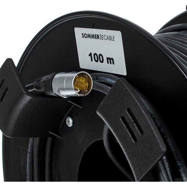 Sommer Cable CAT7 PUR Black 100m