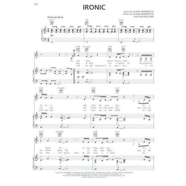 Hal Leonard Pop/Rock Songs