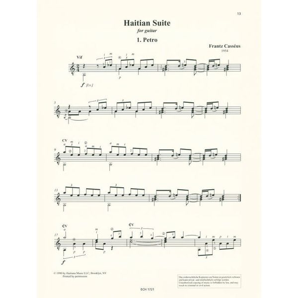 Edition Chanterelle Casseus Gitarrenwerke