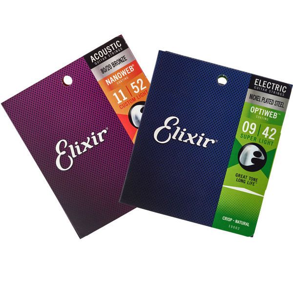 Elixir Acoustic/E-Guitar Bundle