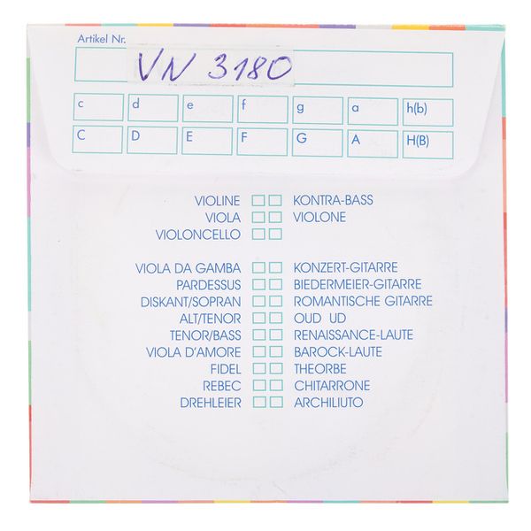 Kürschner Arch Lute 13th Course G