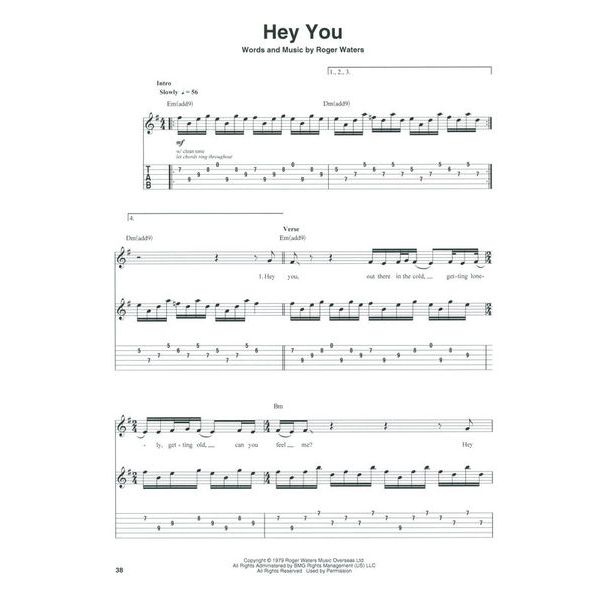 Hal Leonard Guitar Play-Along Pink Floyd