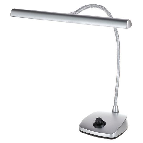 K&M 12298 LED Piano Lamp Silver
