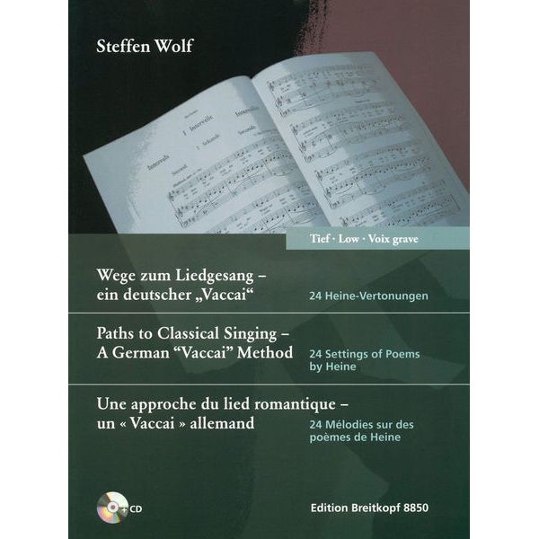 Breitkopf & Hrtel Wege zum Liedgesang Tief