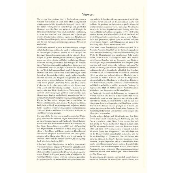 Edition Peters Mendelssohn Elias op.70