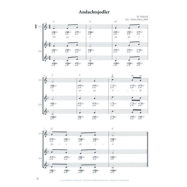 ocarinamusic Alpenlndische Volkslieder