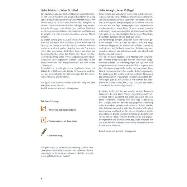Schott Saxophonschule 1