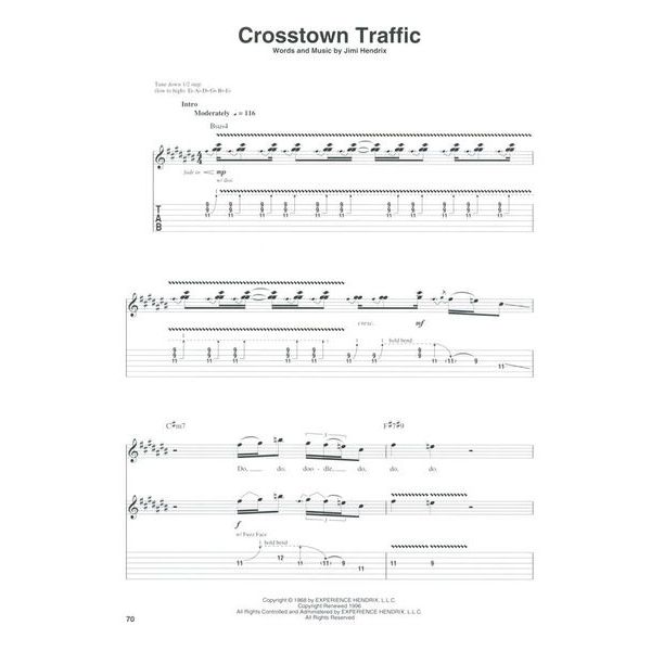 Hal Leonard Guitar Play-Along Jimi Hendrix