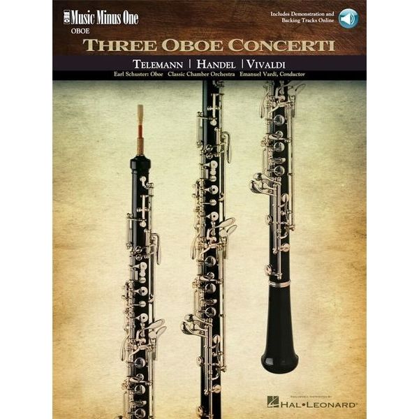 Music Minus One Three Oboe Concerti