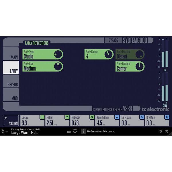 tc electronic VSS3 Space Simulation Reverb